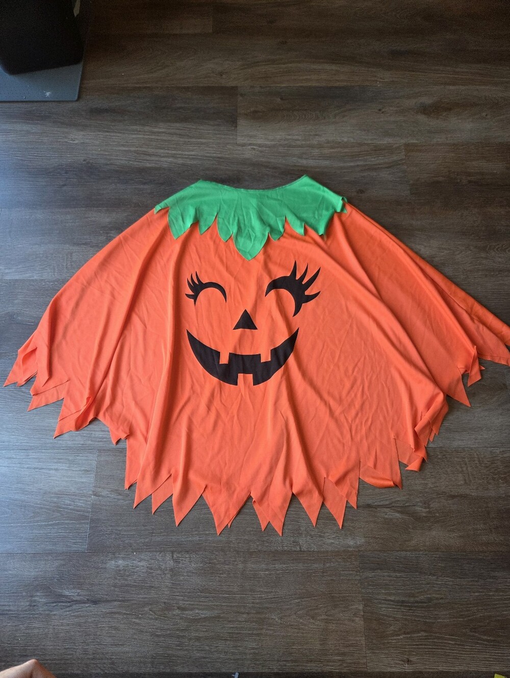 Halloween Jack-O-Lantern Pumpkin Cape Halloween Costume Kids OS